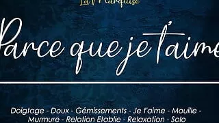 We make tender sex and I tell you I love you