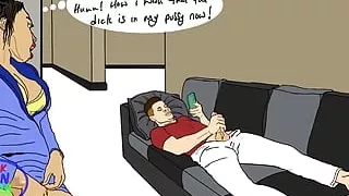 Stepmum decided to teach me how to pleasure a woman, now i can fuck