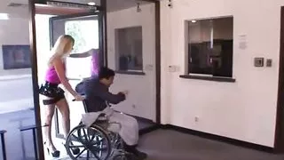 Busty Blond Gets Ass Full of White Thick Dick