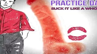 AUDIO ONLY - Today is dildo practice day