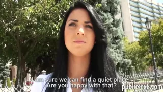 Amateur Eurobabe Flashes Big Tits And Slammed In Public