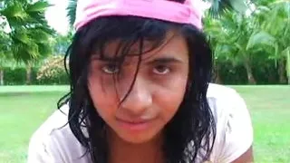 Sexy tobie teen relishing solo pleasure