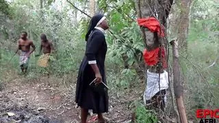 African Warriors Fuck Foreign Missionary