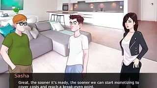 Lust Legacy #5 - Nicole Gave Chris a Hand Job, Mia Played Chris Walked in, Eva and Chris Had a Fun Time Together.