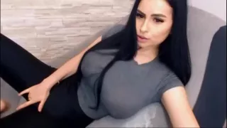 Nice Brunette Solo Masturbation On Webcam Show With Per Fection