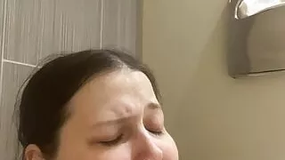 Orgasm in the Bathroom Stall