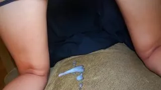 Sperm flowed out of her for a long time after the party..