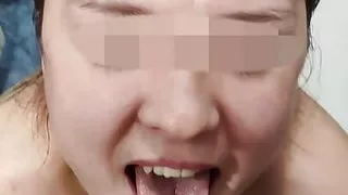 Amateur cum in mouth