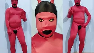 Zentai Devil Halloween cosplay horror costume