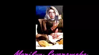 Marilyn Smoking Masturbation Touch Tease Precum Drip