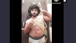 Desi gay teen boy bathing in public bathroom big cock and ass