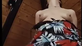 Guy fucks mature broad's wrinkly pussy in loft