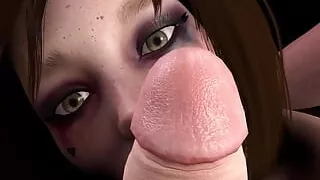 Dick Throat Blowjob in POV