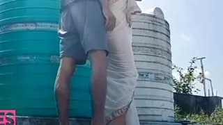 Hard Fucking with desi girl in outdoor.