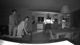 sexe au salon en camera infrarouge