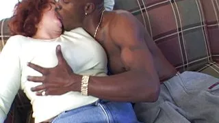 BBW Readhead Mom is Having Fun Fucking New Friend