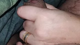 Step son pulled down blanket and ask step mom to give him a handjob
