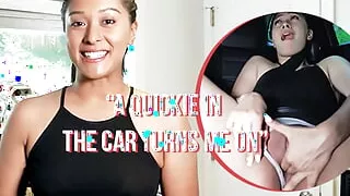 Ersties - Hot Babe Risks Getting Caught To Masturbate In a Car