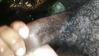 Watch me rubbing my cock and pissing