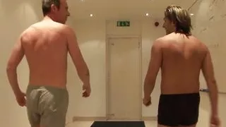 These two horny milfs like to suck and ride shaved dicks as they are fucked in a foursome