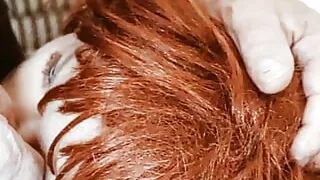 Hot and sexy doll sucking my hot boner dick.