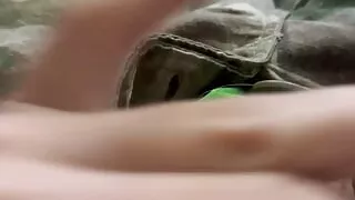 Horny soldier jerks off in uniform before work showing off his furry balls and throbbing army cock with a nice load!