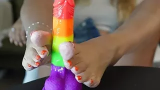 Footjob - SweetArabic arab pornstar arabian