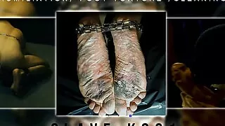 Anal humiliation, Foot Torture, Cleaning Feet, Real BDSM slave 247, SlaveK001
