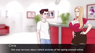 Lust Legacy #3 - Chris and Lena spend some time together ... Sasha gave Chris a blowjob and he took a video of it ... Chris jerk