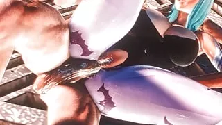 Morrigan Aensland in the Electron Temple (Part 2) Animation