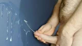 Huge Cumshot On My Wall !