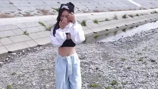 Beautiful big-breasted dancer female college student with outstanding style that stands out from the standing position #Yuki #fe