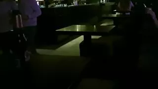 A horny girl in a disco club fucked with a strange man in public toilets Dada Deville