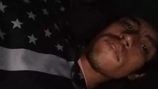 Touching me on the outside of my pants