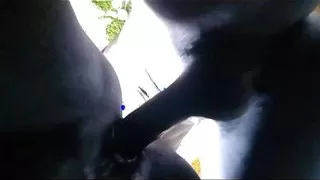 Sexy massage ends in deep stroking