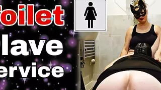 Toilet Slave! Licking Clean My Ass! Humiliation BDSM Female Domination Real Homemade Milf FLR