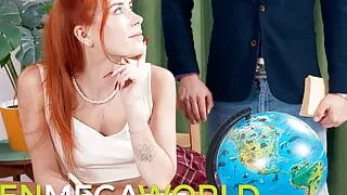 TeenMegaWorld - FuckStudies - Cutie gets a bonus sex lesson