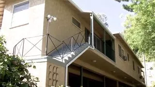 Cute looking blonde girls pleasing each other with tongues and toys