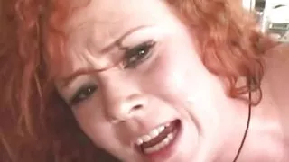 Redhead and Brunette Indulge in Threesome with Sex Toys and Anal Play on the Bed