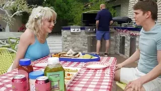 TRANS ANGELS - Izzy Wilde Meets Her Stepbro Sage Roux For The First Time And In No Time Gets His Cock Out To Suck - TRANS ANGELS