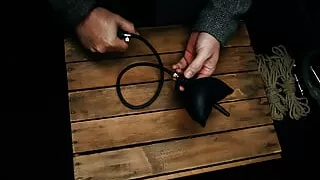 You are about to be punished for misbehaving at a fetish event