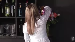 Sexy looking blonde MILF gets her pussy eaten out by a friend