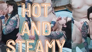 Steamy Hot Tub Sex ElizabethHunny & BrutalBelial