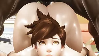 Axen & Socrates Intense anal sex delicious tasty big ass swallowing huge cock in her tight and narrow ass sweet intense pleasure