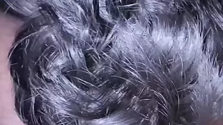 Cruising young college boy sucking married straight Uber driver's cock in the car and swallows cum