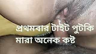 Desi bhabi First time virgin pacha chuda khub kosto, jell diyaw dhukta chai na.
