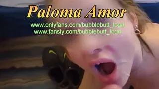 Paloma Amor PAWG Latina MILF anal fuck in a hotel after the party cum in mouth part 2
