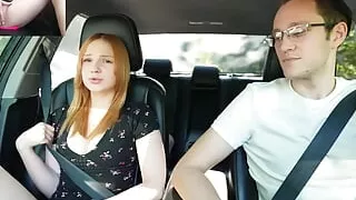 Surprise Verlonis for Justin Lush Control Inside Her Pussy While Driving Car in Public