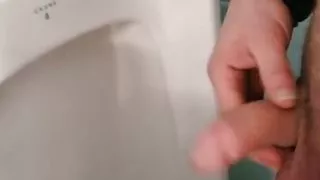 Johnholmesjunior flashing his hard cock in busy public vancouver park bathroom