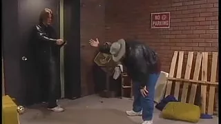 Sexy young brunette with perky tits sucks cock before getting her pussy drilled